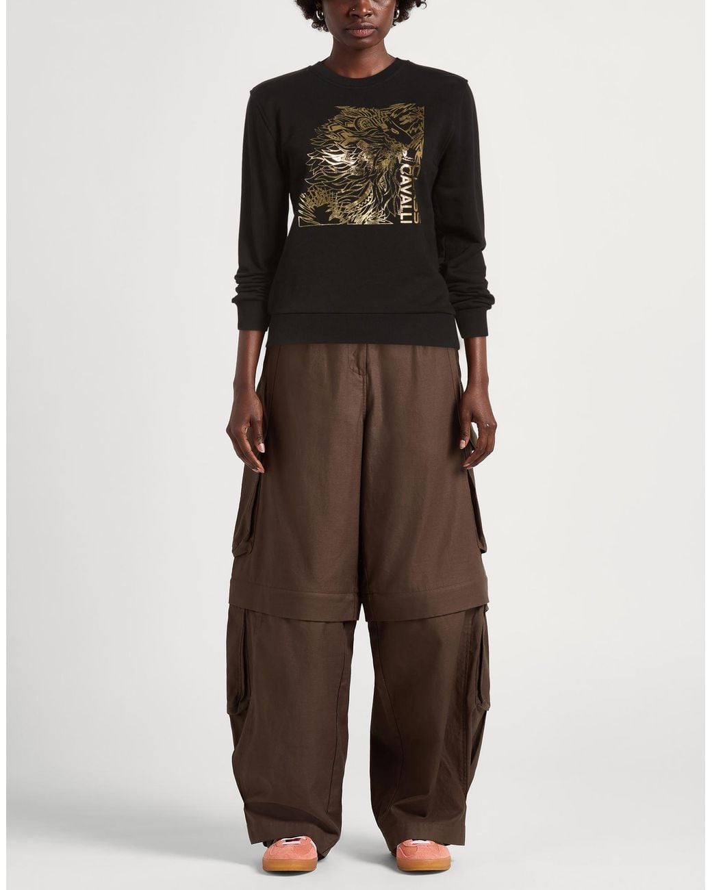 Roberto Cavalli Black Sweatshirt