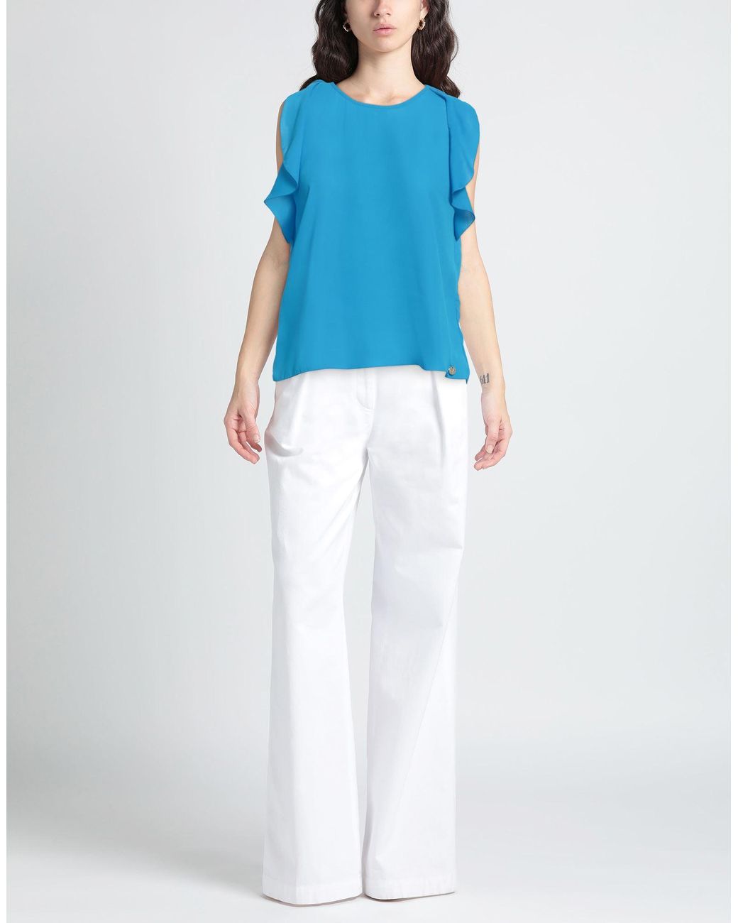 Rebel Queen Blue Top Polyester