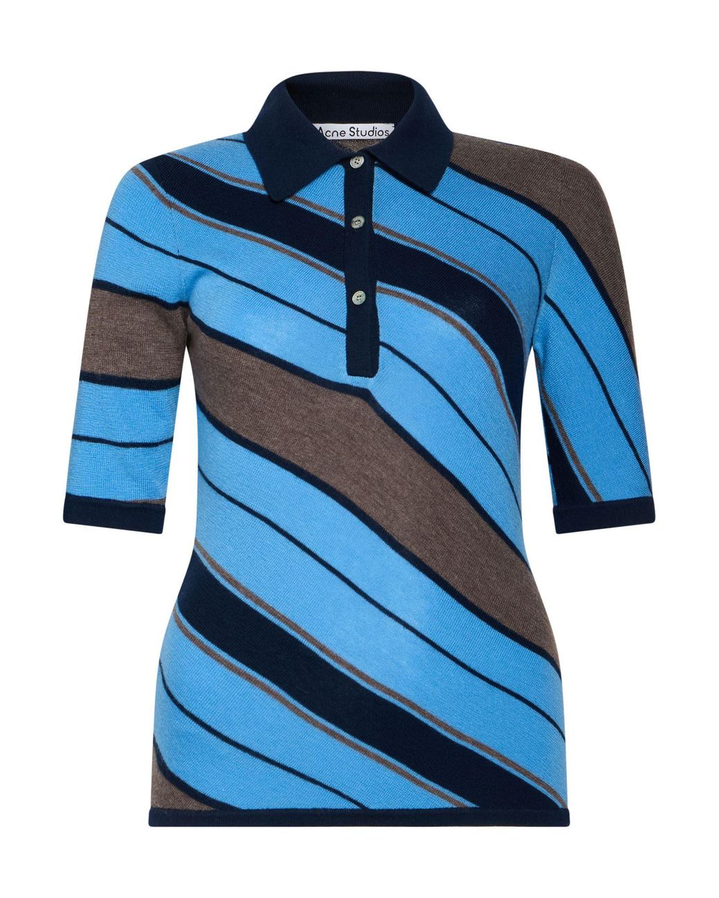 Acne Blue Polo Shirts