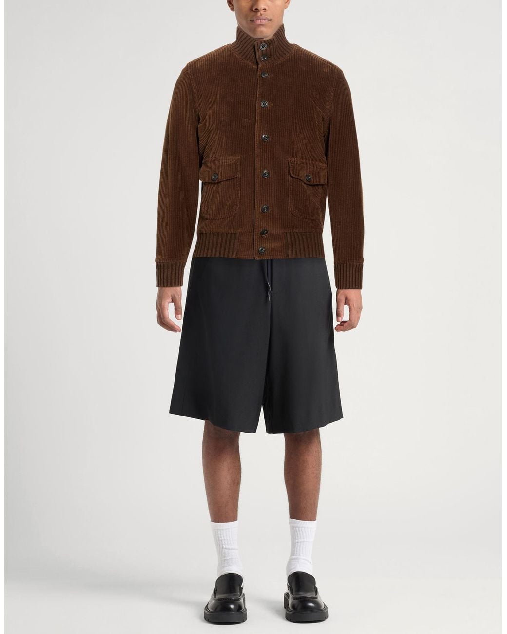 L.b.m. 1911 Brown Jacket Cotton, Elastane for men