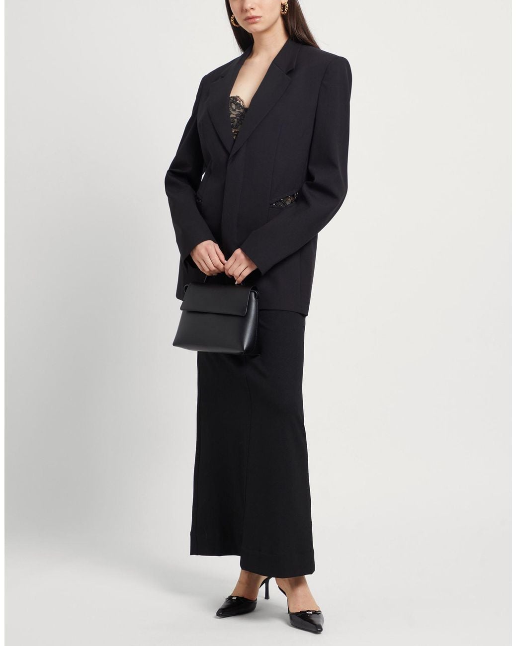 Dion Lee Black Blazer Wool