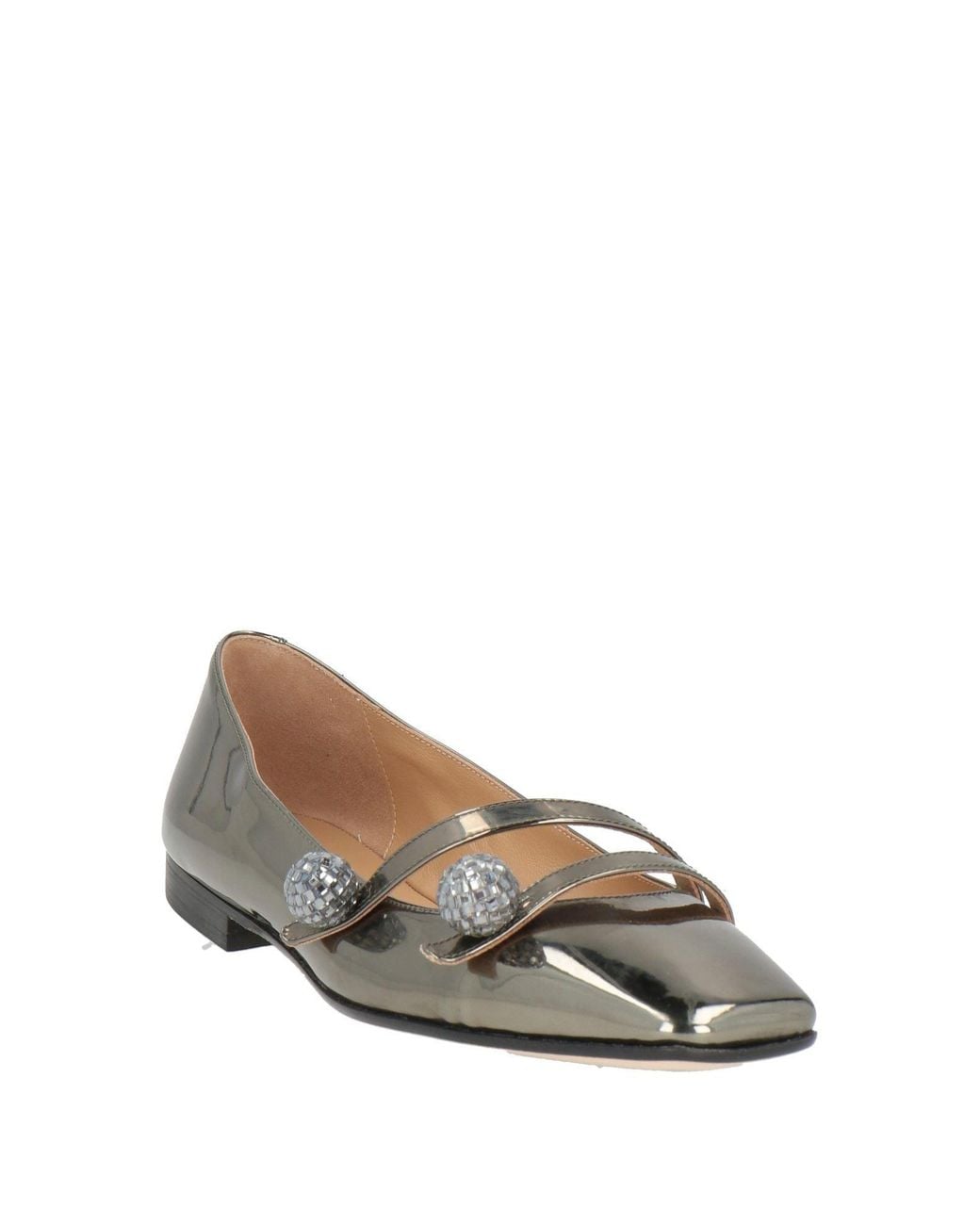 PROSPERINE® Metallic Ballet Flats Leather