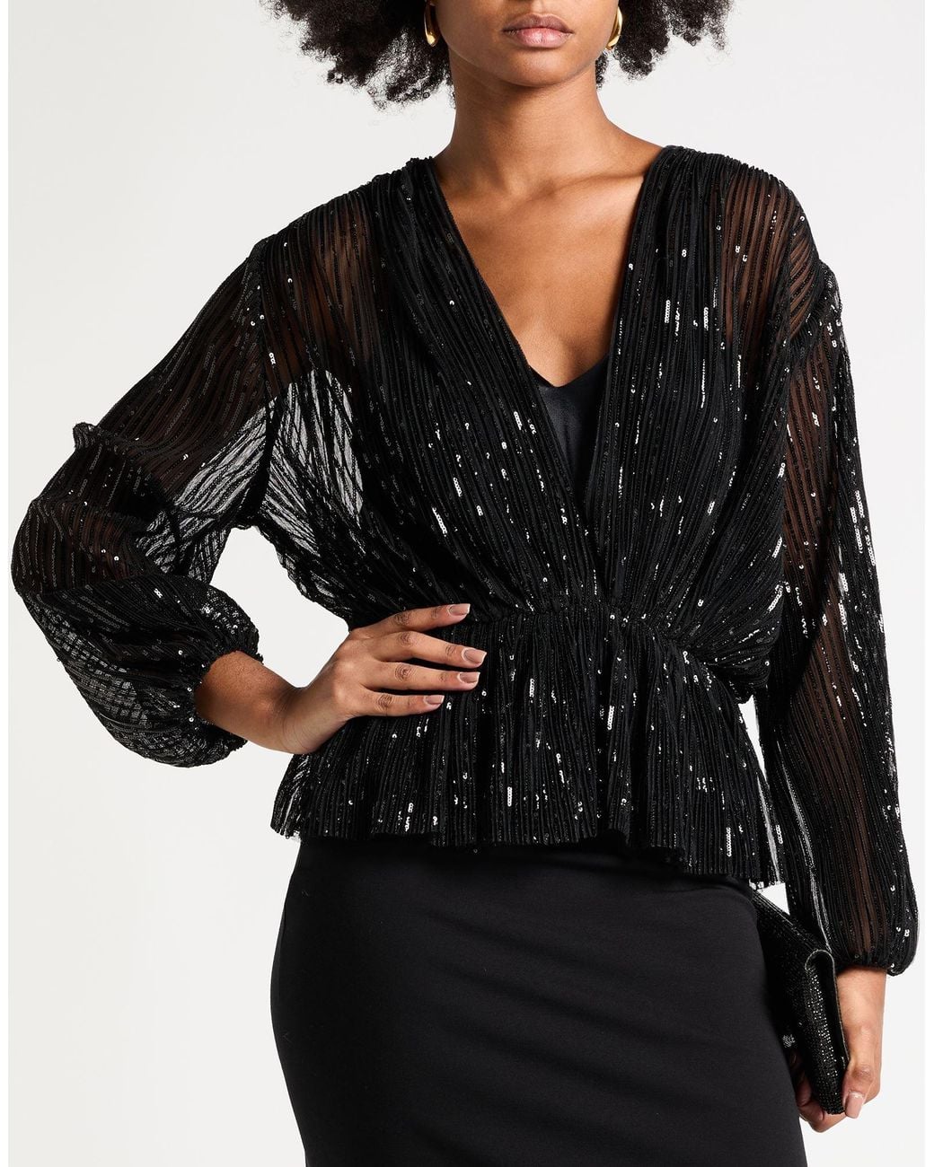 Maje Black Top Polyester