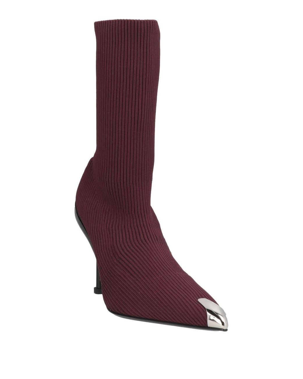 McQueen Purple Ankle Boots