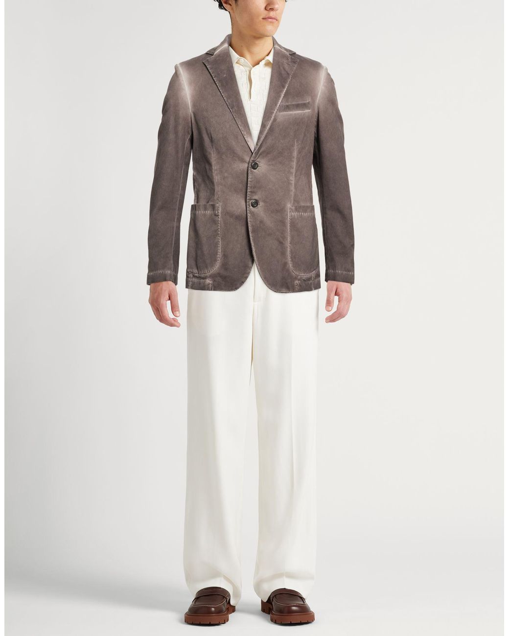 Blazer Messagerie pour homme en coloris Brown