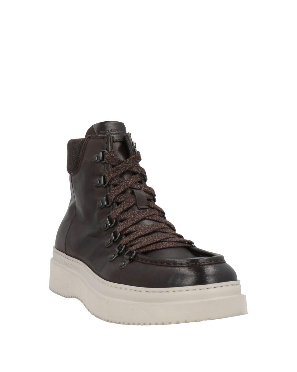 Baldinini Brown Dark Ankle Boots Calfskin for men
