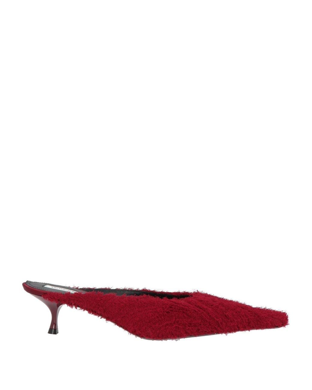 Victoria Beckham Red Mules & Clogs