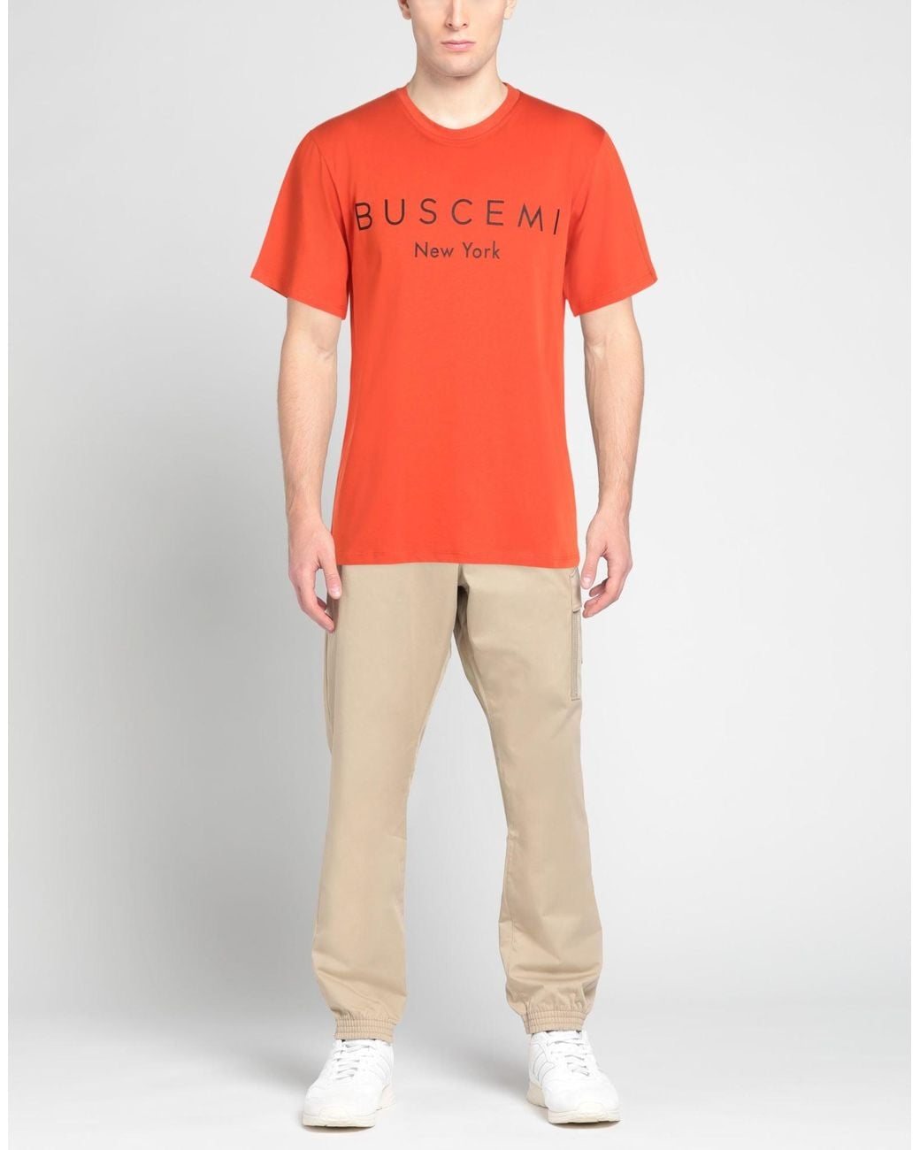 Buscemi Orange T-Shirt Cotton for men