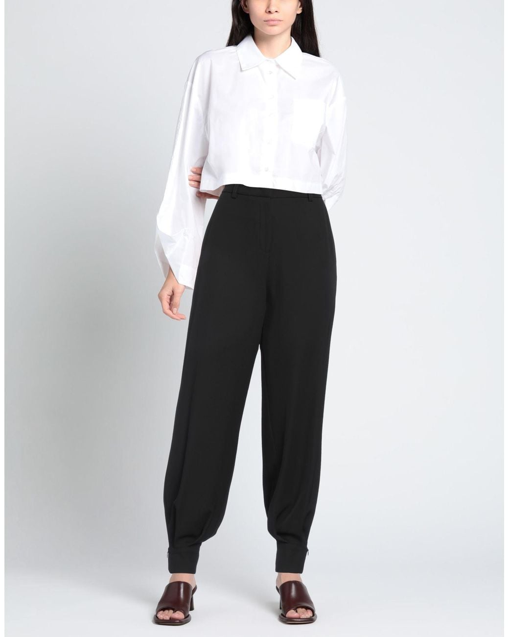 REVISE CONCEPT Black Pants Polyester, Elastane