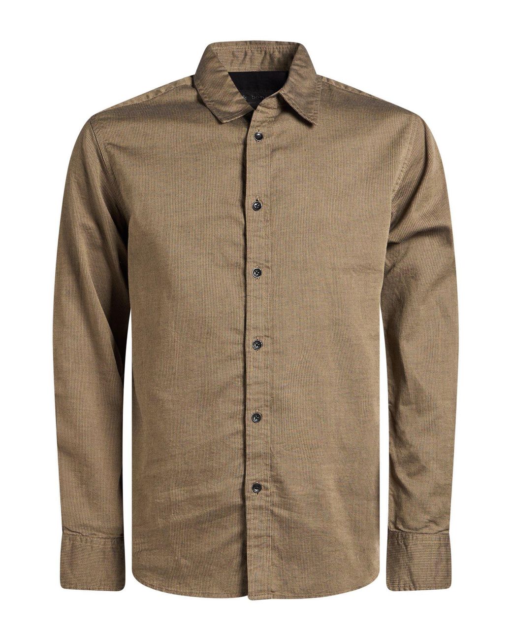 Rag & Bone Brown Shirt Cotton, Elastane for men