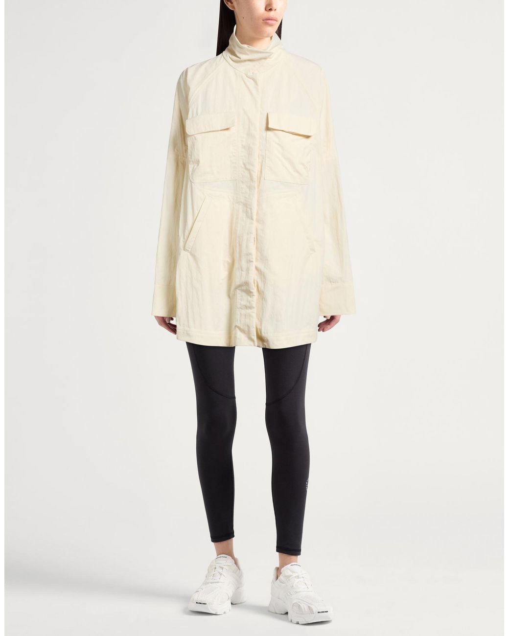 Nike Natural Overcoat & Trench Coat