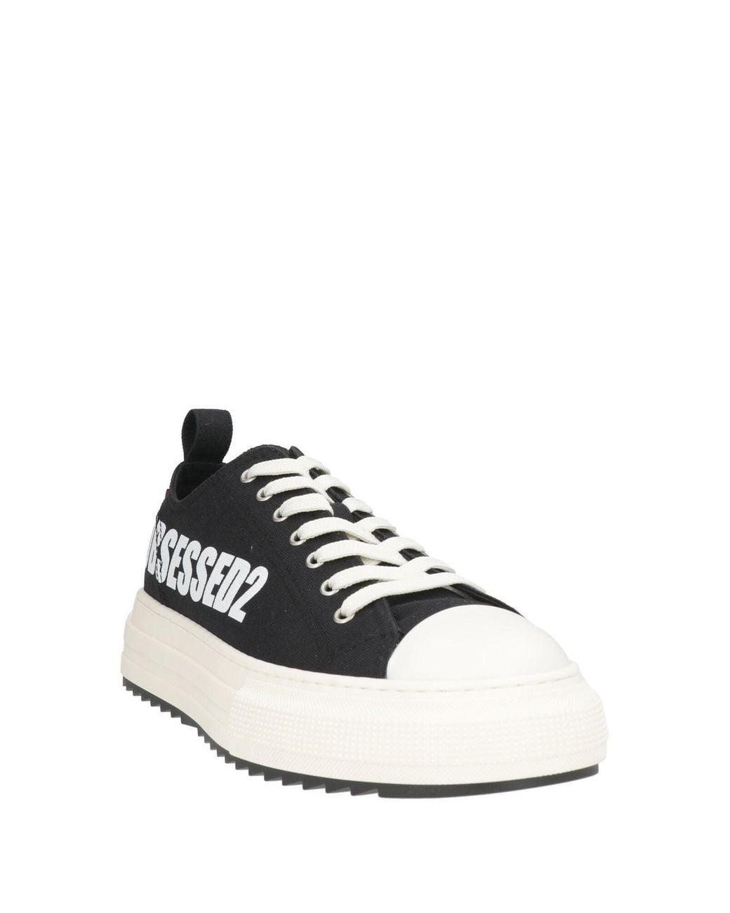 DSquared² White Sneakers Textile Fibers for men