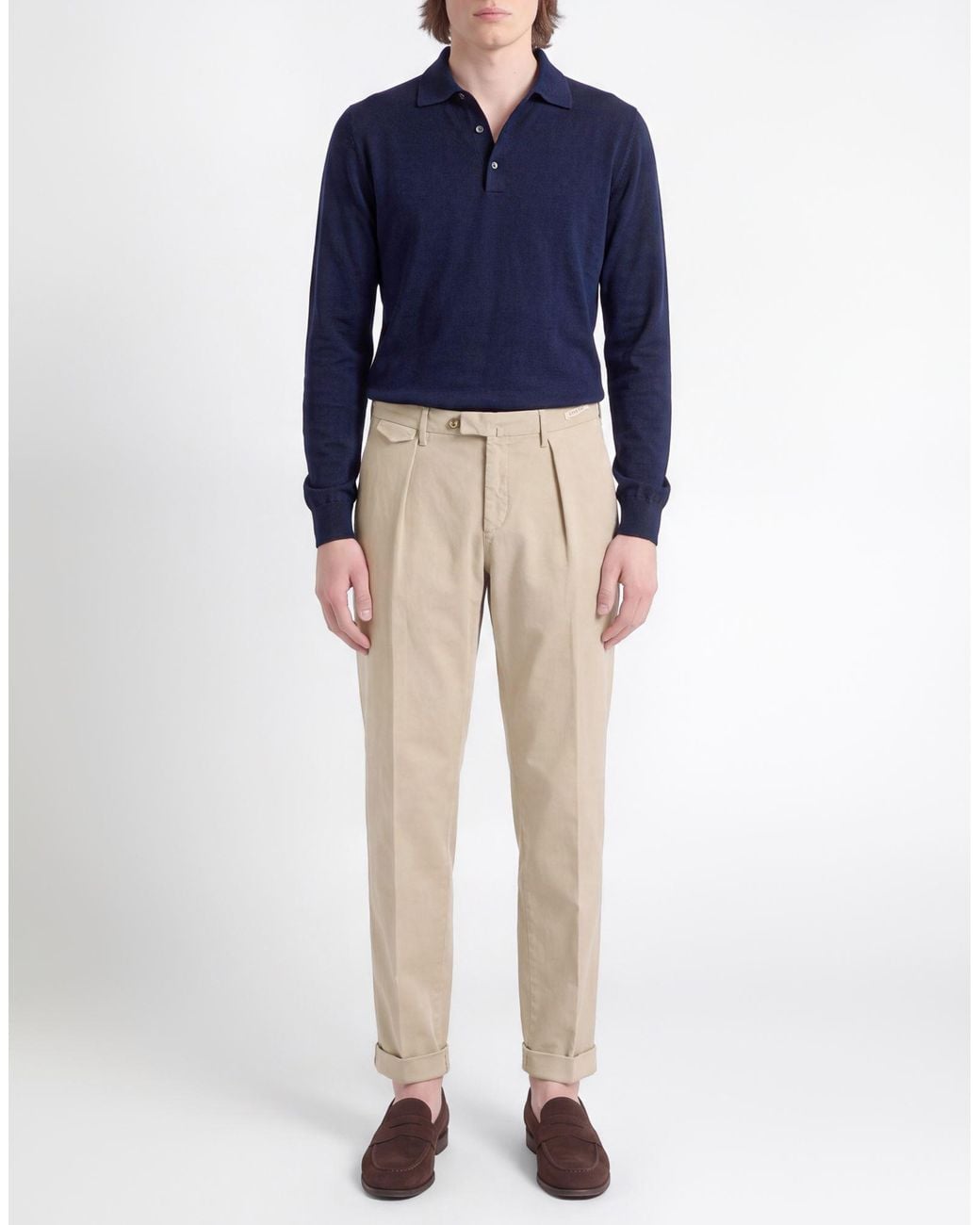 L.b.m. 1911 Natural Pants Cotton, Elastane for men