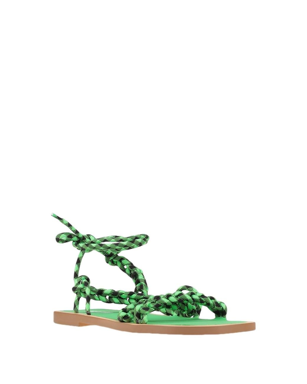 MSGM Green Sandals