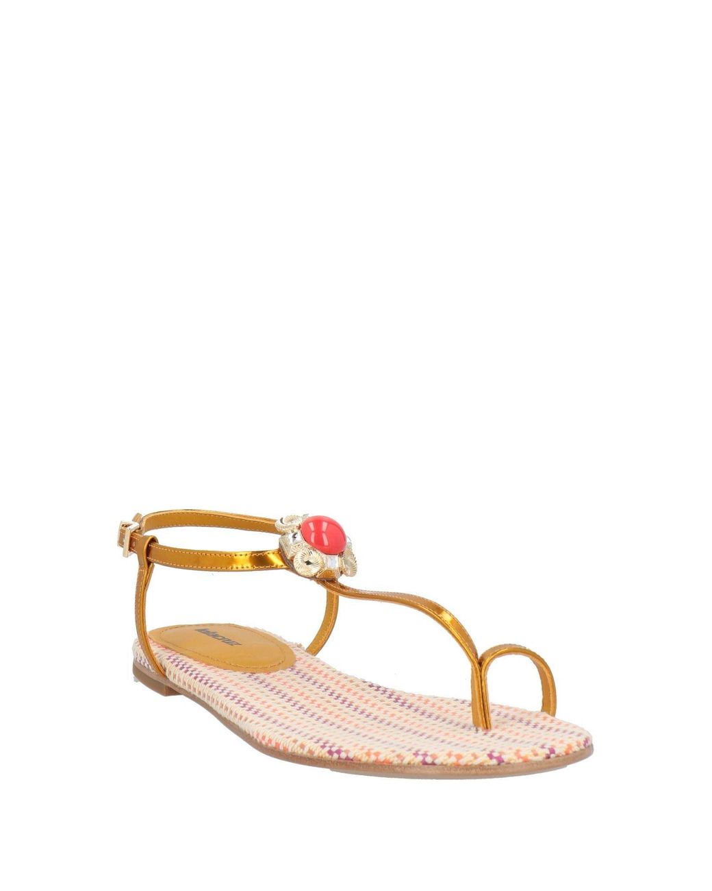 Lola Cruz Brown Thong Sandal