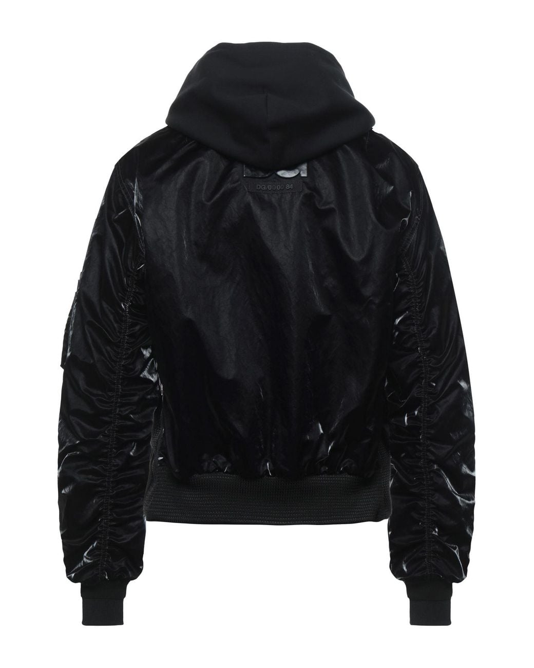 Dolce & Gabbana Black Jacket Polyamide, Cotton, Polyester for men