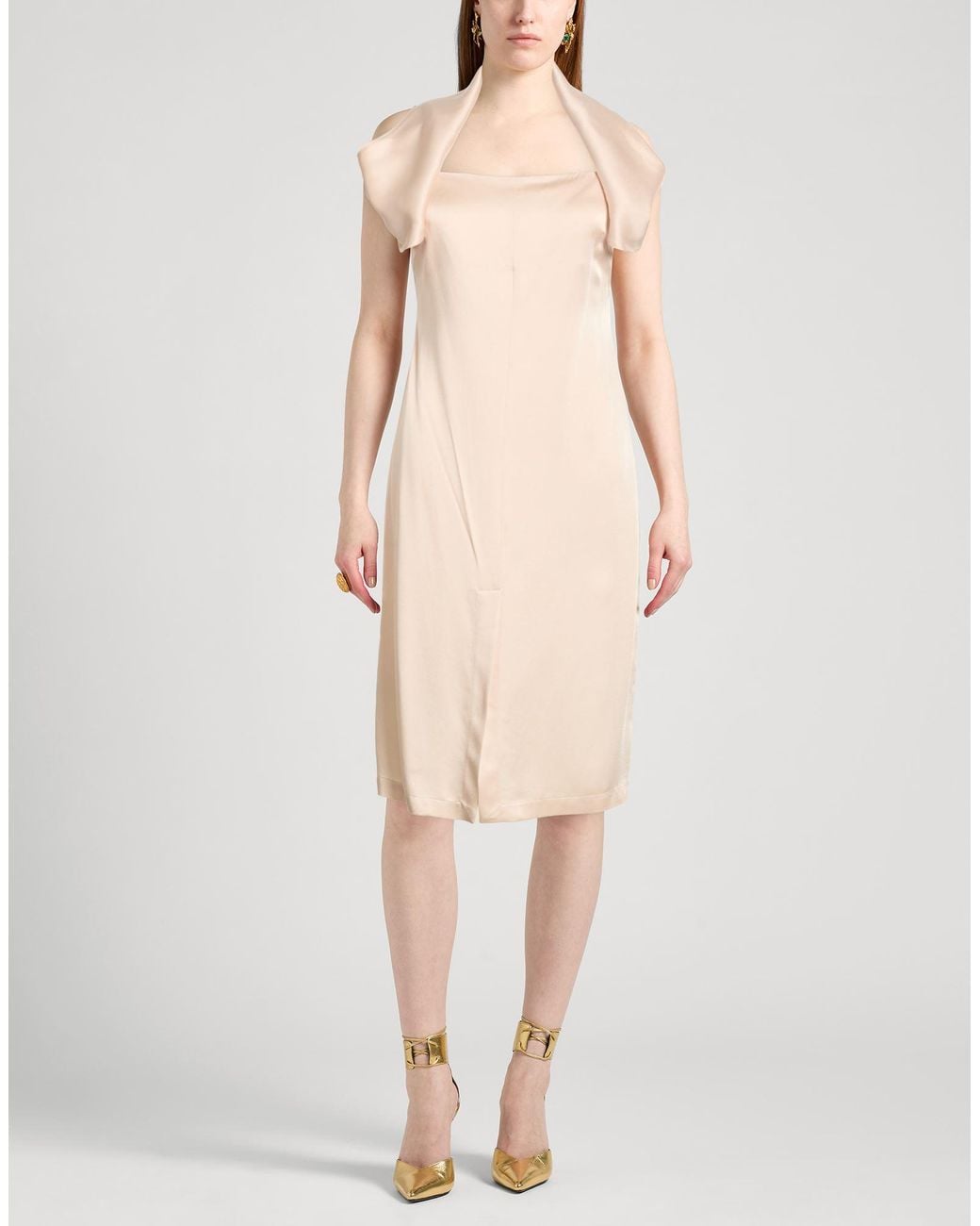 Liviana Conti Natural Midi Dress