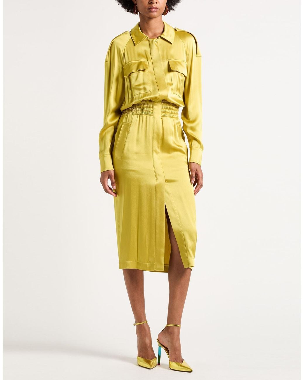 Tom Ford Yellow Midi Dresses