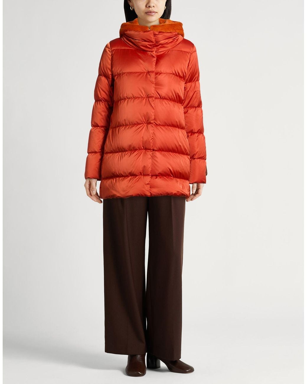 Herno Red Puffer Polyester
