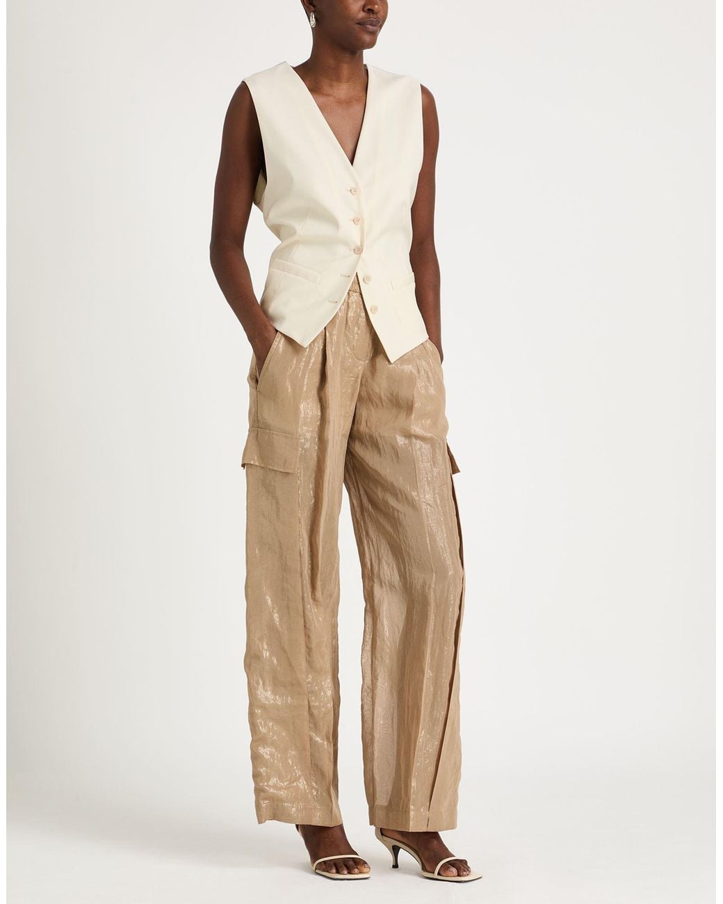 Brunello Cucinelli Natural Pants Cotton