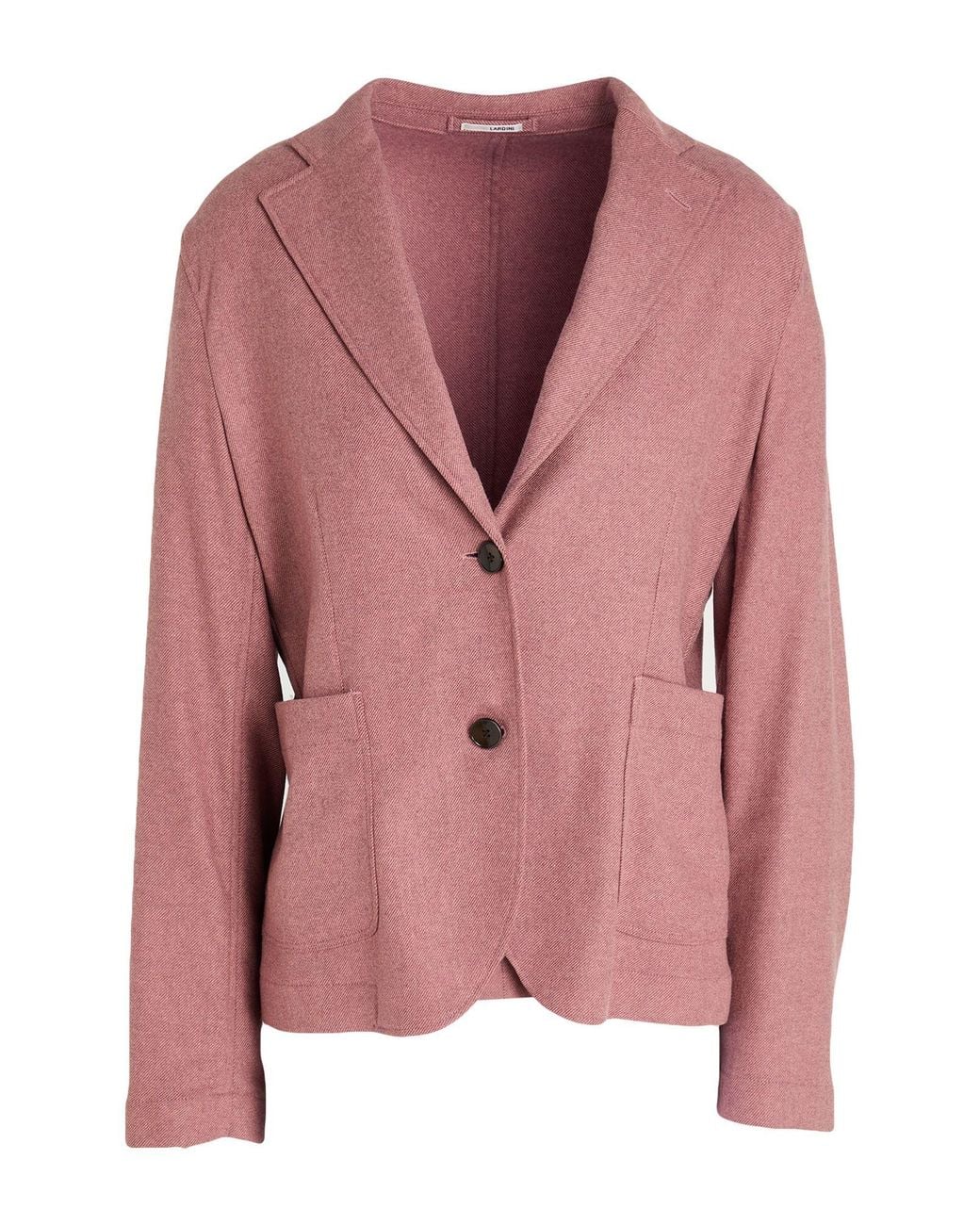 Lardini Pink Blazer Polyester, Viscose, Wool, Elastane