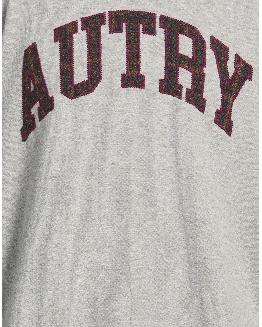 Autry Gray Sweatshirt Cotton, Polyester, Wool for men