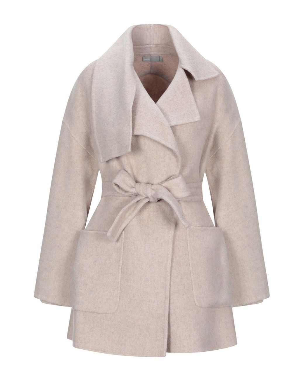 Vince Coat in Natural - Lyst
