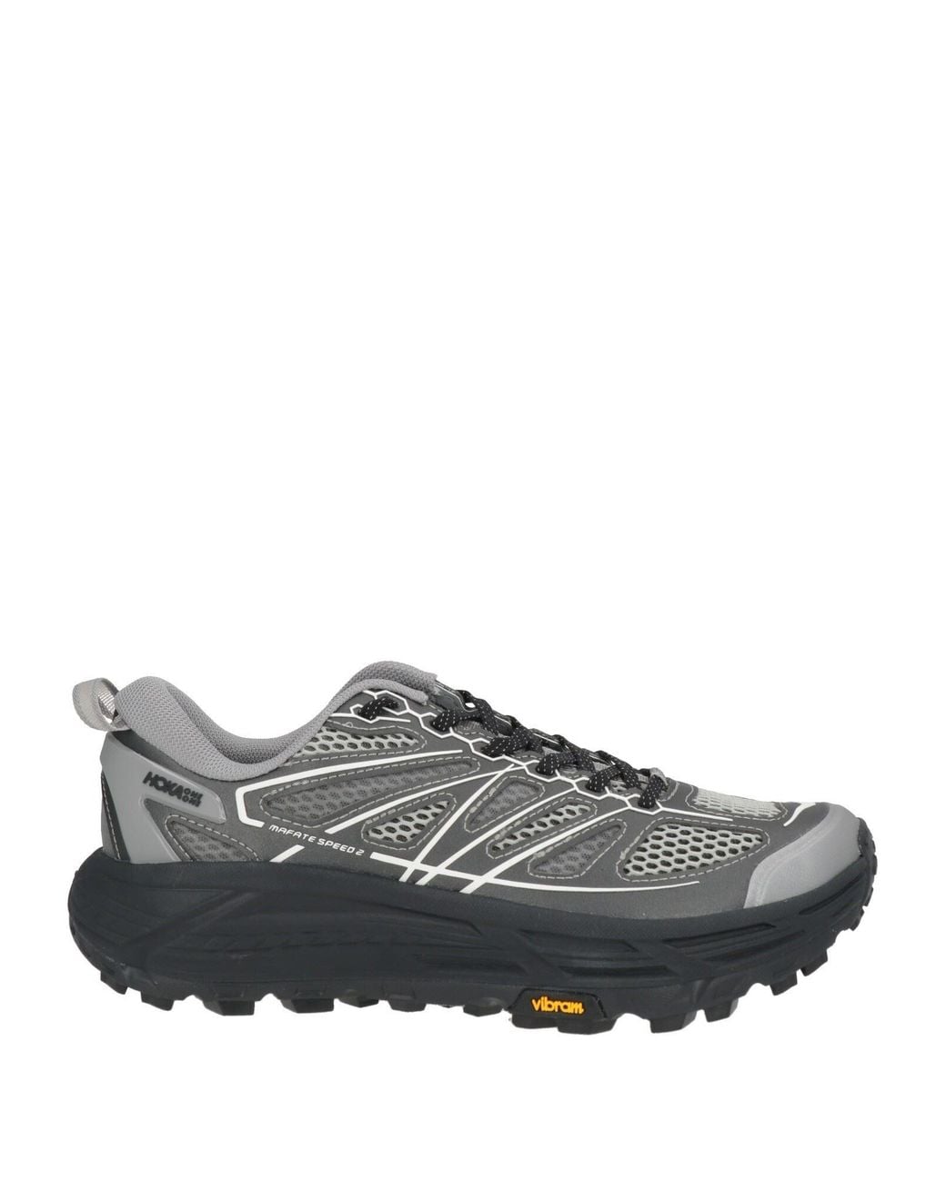 Hoka One One Gray Mafate Speed 2 Ts Charcoal Sneakers Textile Fibers for men