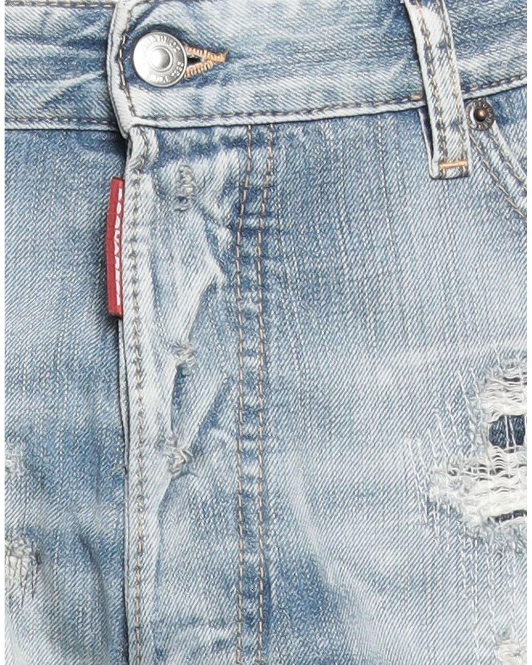 DSquared² Blue Denim Shorts for men