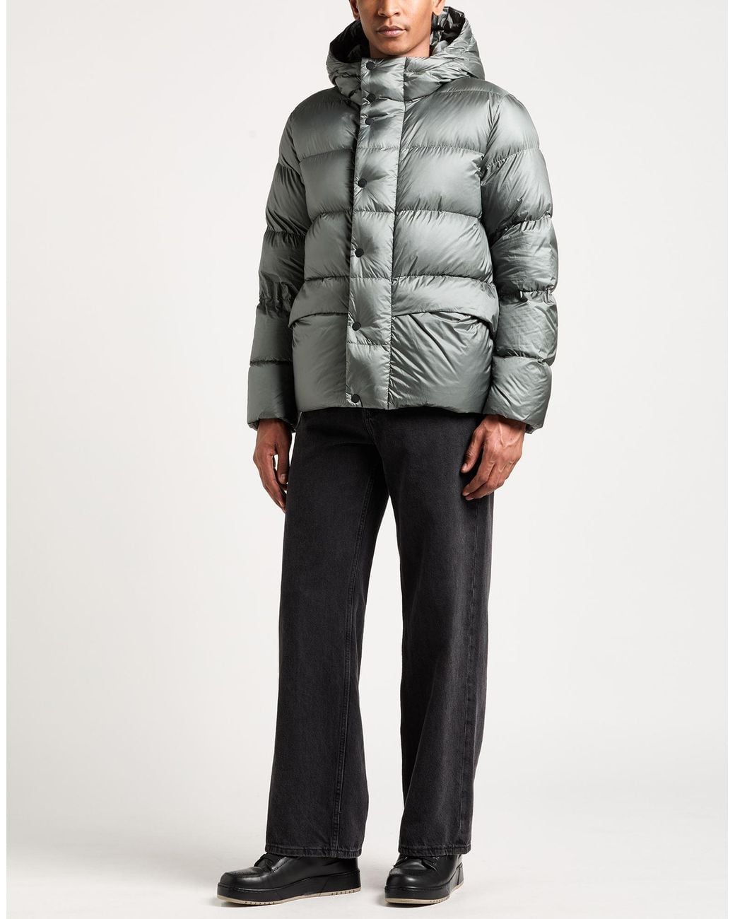 Add Gray Puffer for men