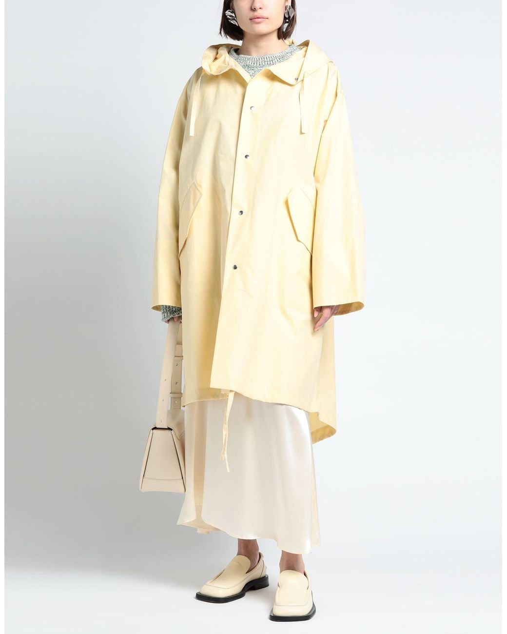 Jil Sander Natural Overcoat & Trench Coat