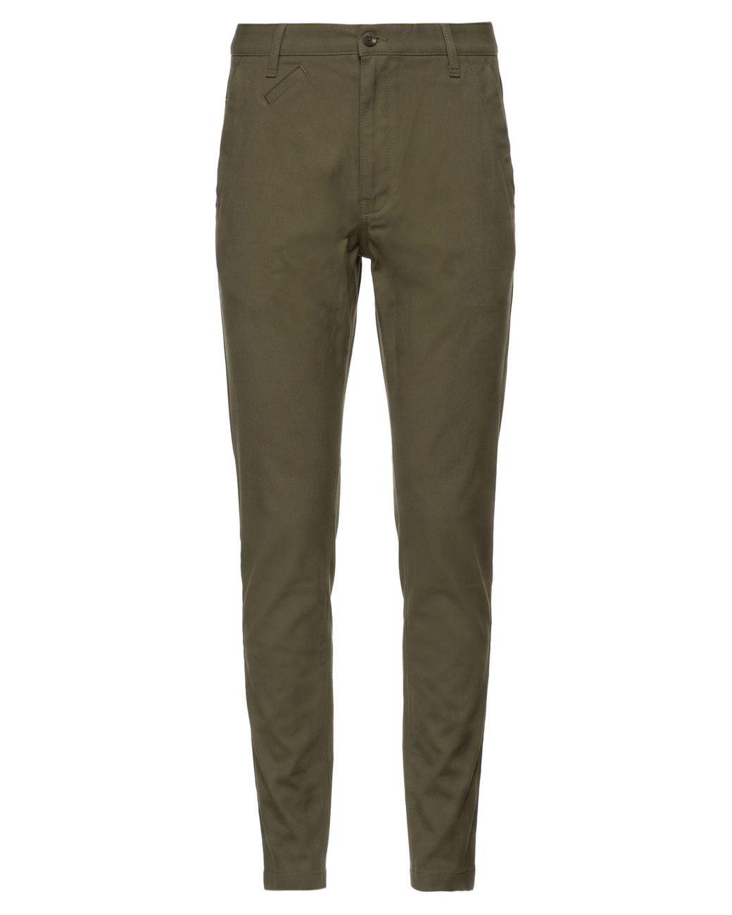 G-Star Green Pants Cotton, Recycled Polyethylene, Elastane for men