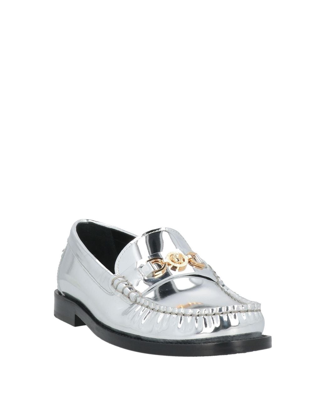 Versace White Loafers