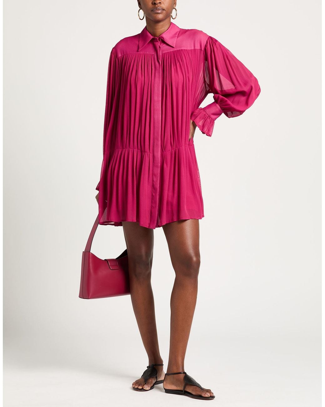 Semicouture Pink Mini Dresses