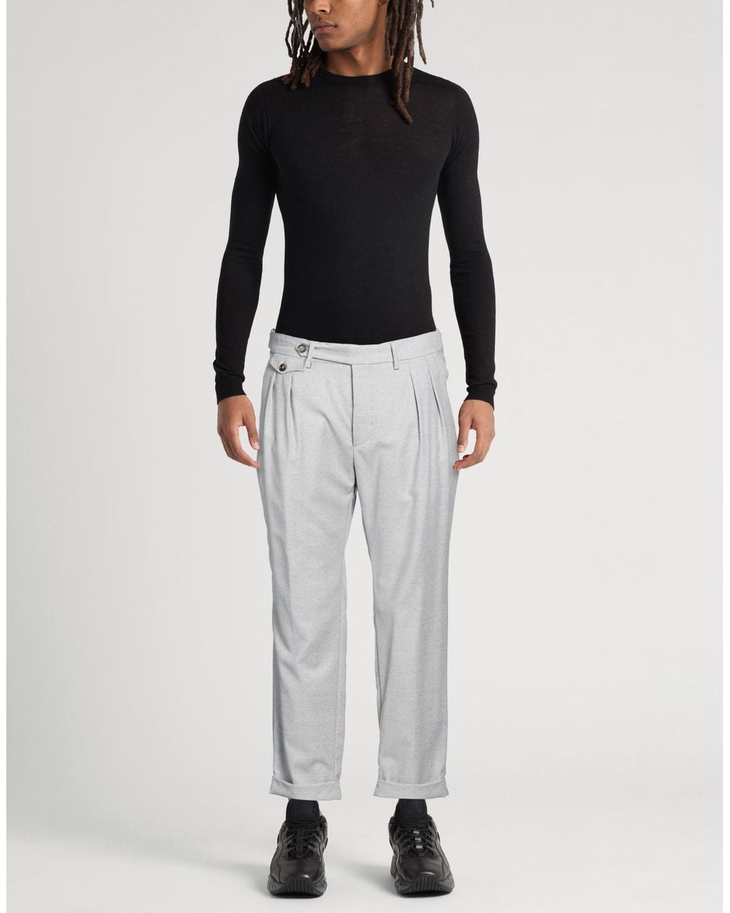 Manuel Ritz Gray Trouser for men