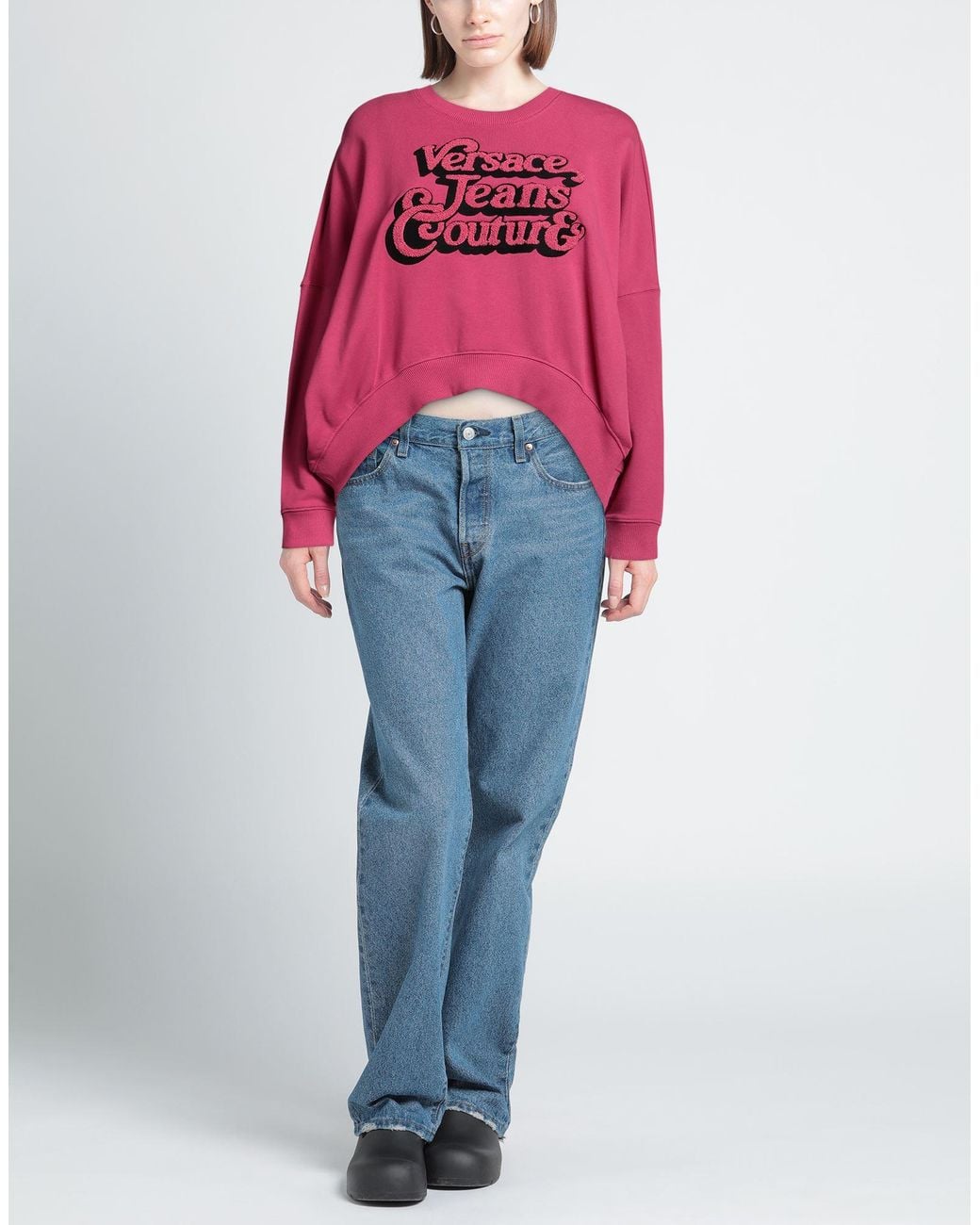 Versace Jeans Couture Pink Sweatshirt