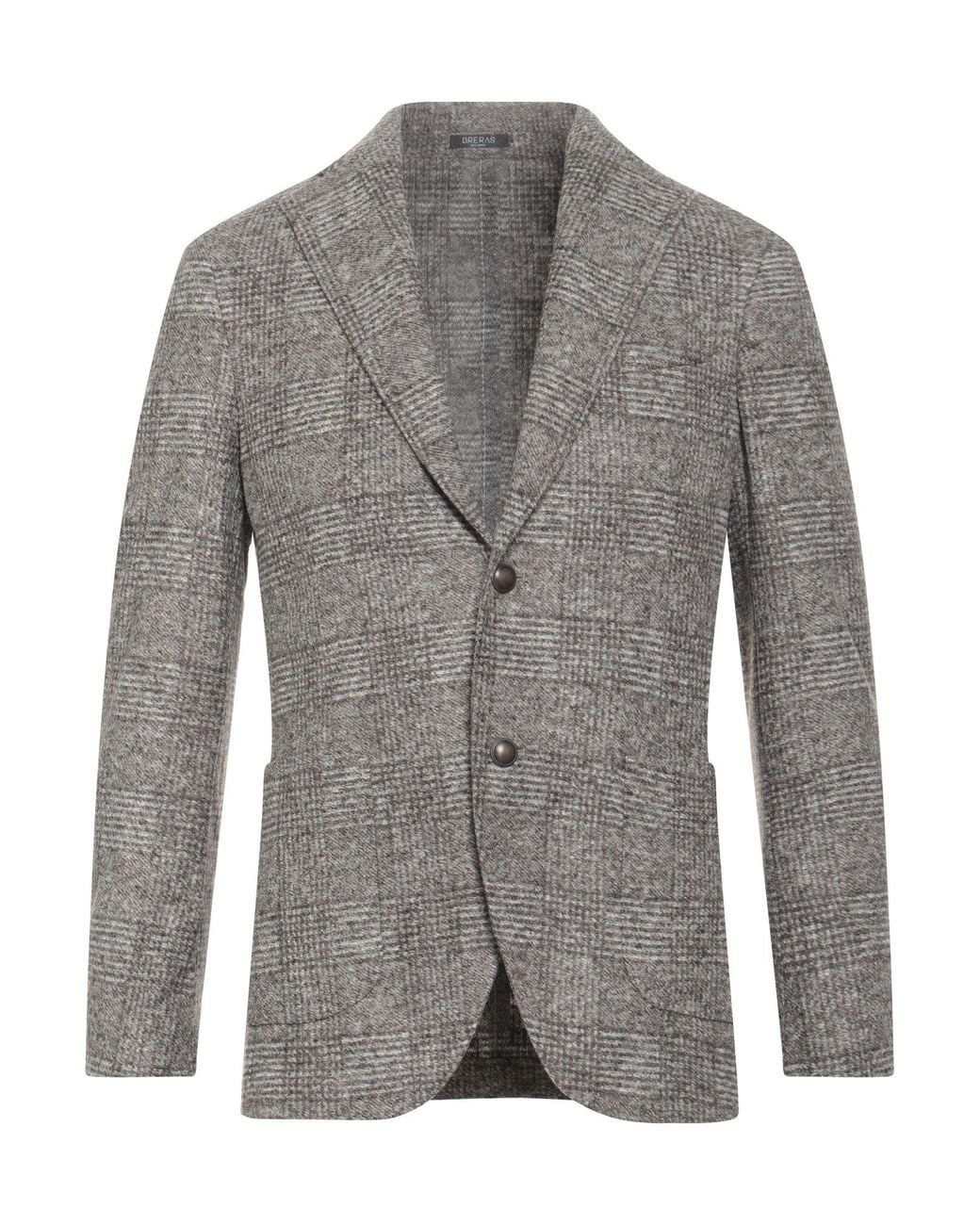 BRERAS Milano Gray Blazer for men