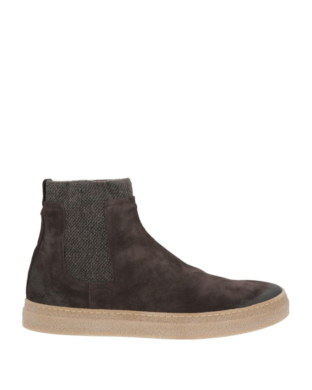 Fabiano Ricci Brown Ankle Boots Leather for men
