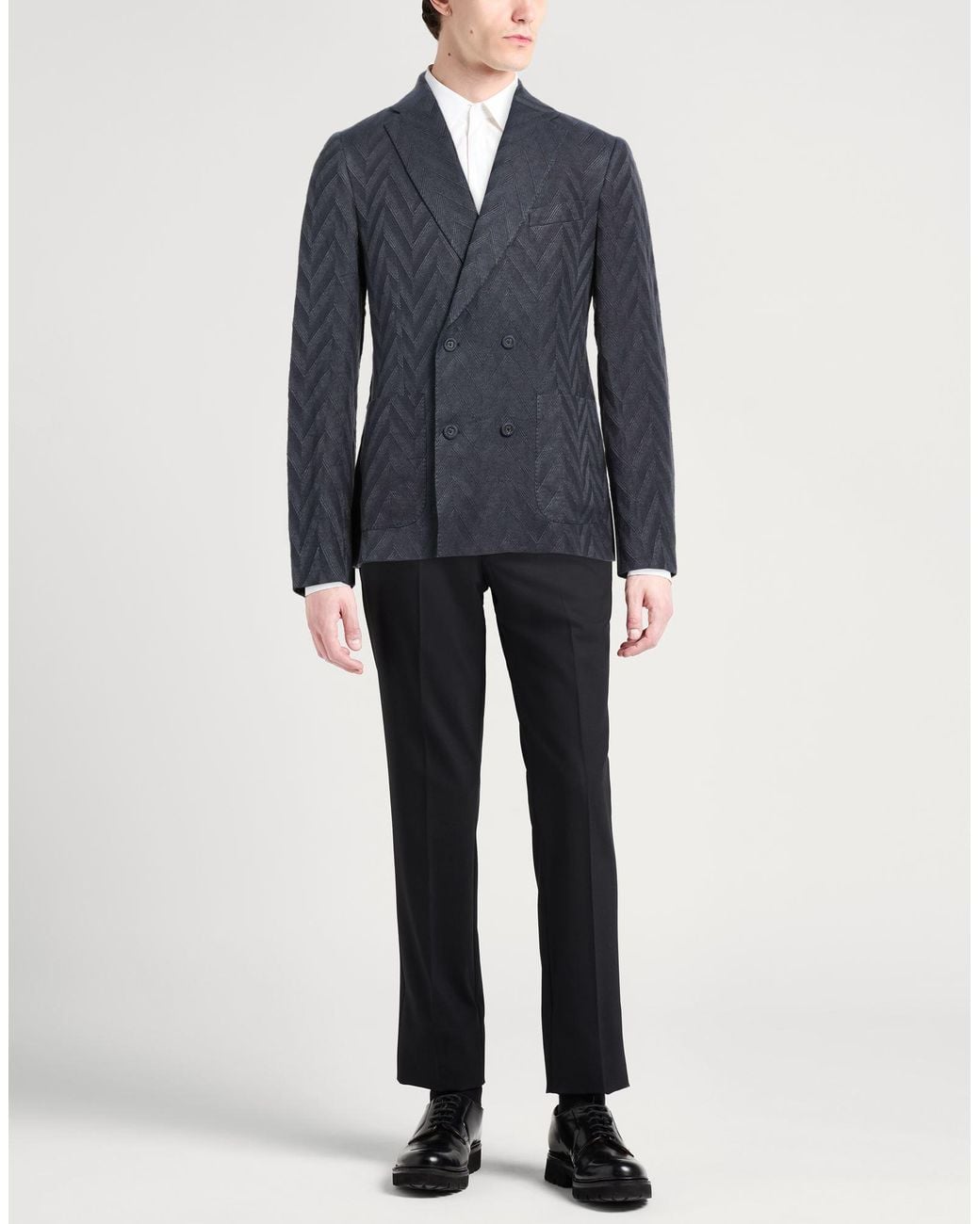 Officine Generale Blue Blazer for men