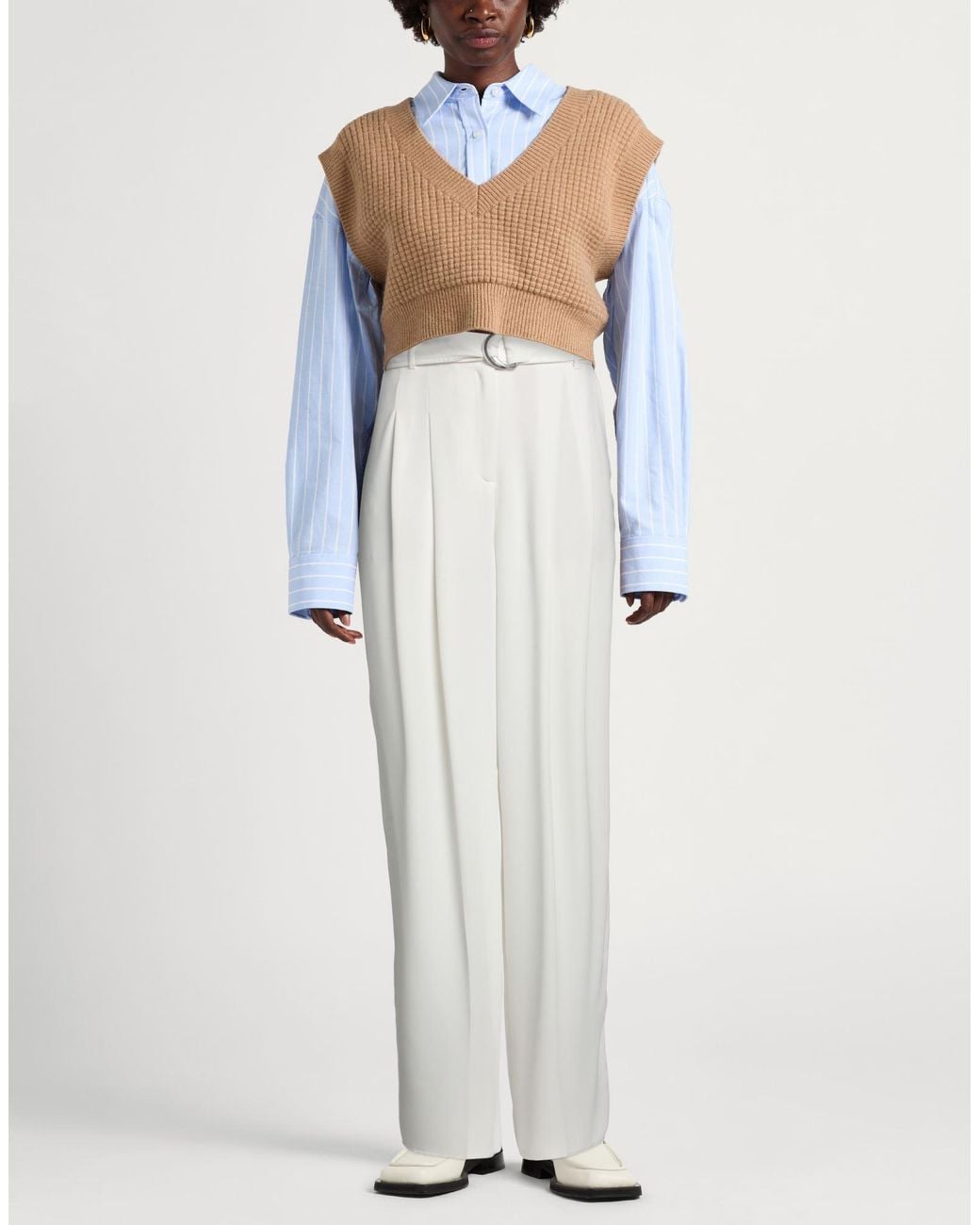 Barbara Bui White Pants Polyester