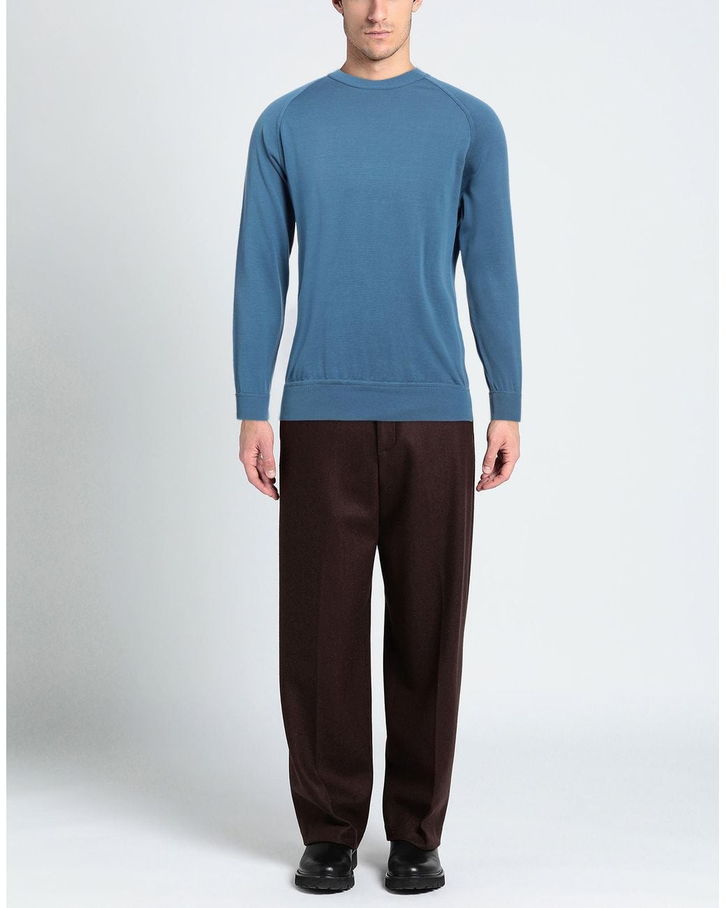 FILIPPO DE LAURENTIIS Blue Jumper for men