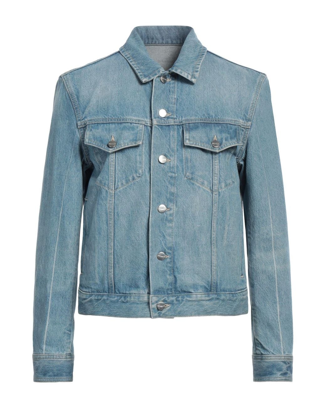 Ferragamo Blue Denim Outerwear for men