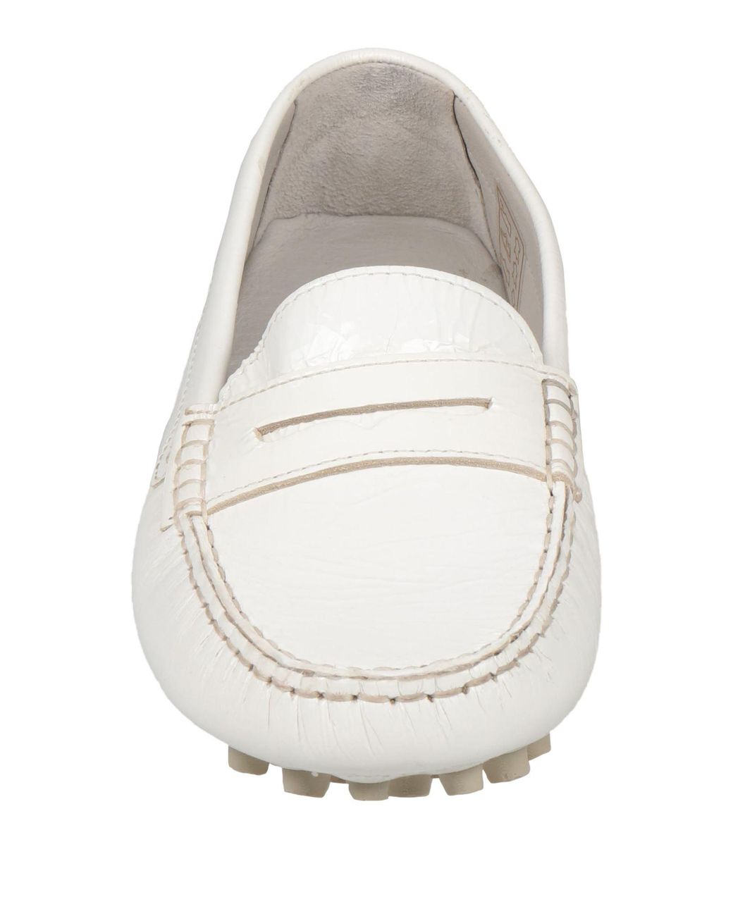 Emanuélle Vee White Loafer