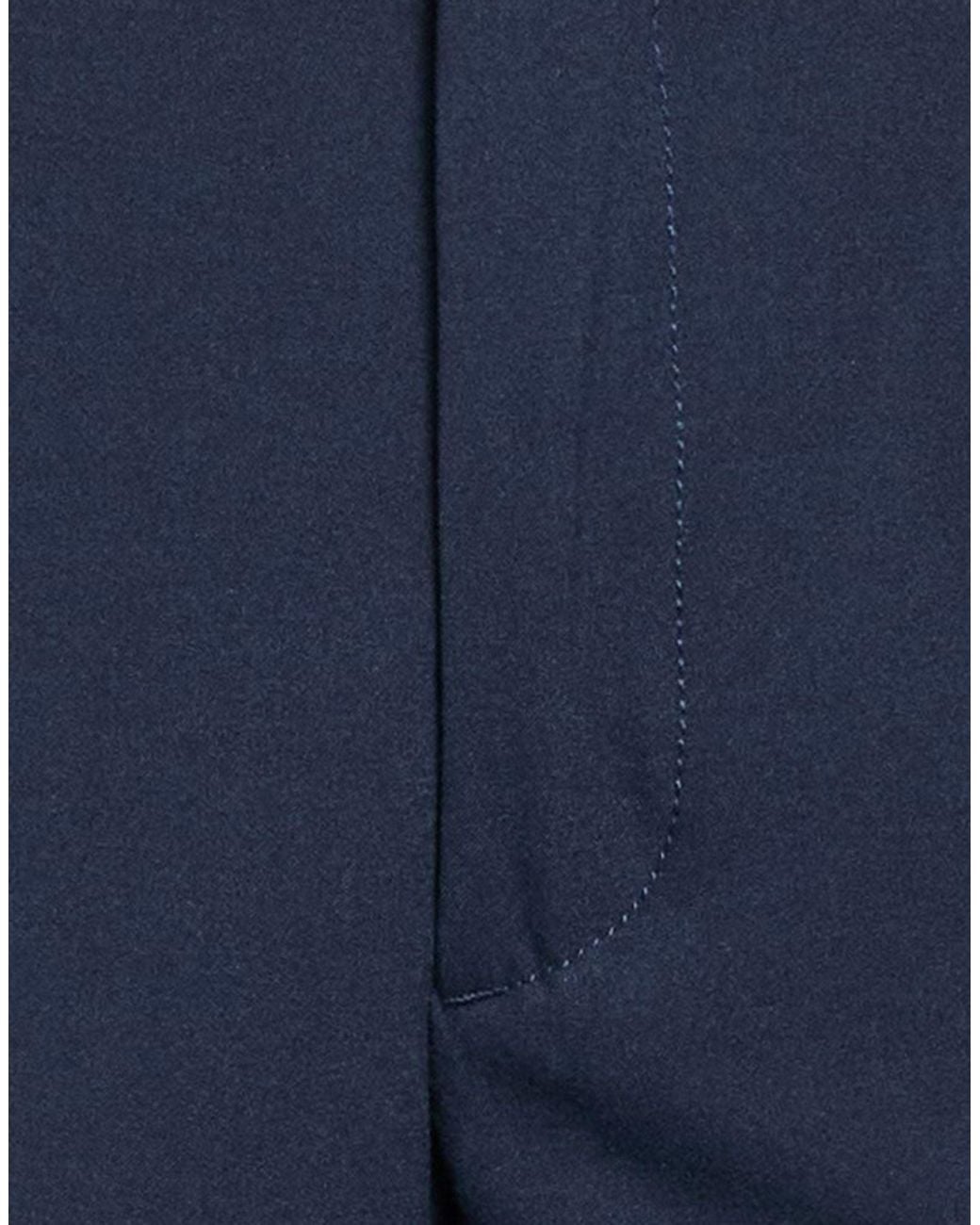 Boss Blue Pants Polyester, Viscose, Elastane for men