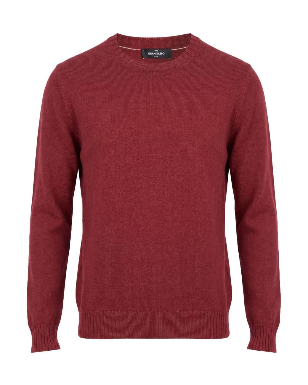 Gran Sasso Red Brick Sweater Cashmere for men