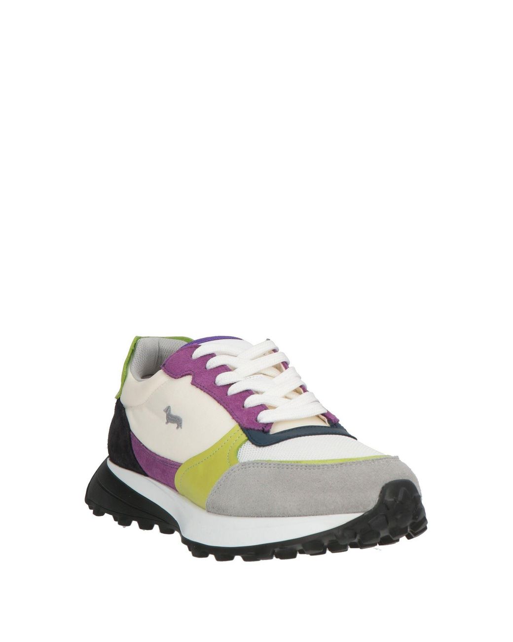 Harmont & Blaine White Sneakers Leather, Textile Fibers
