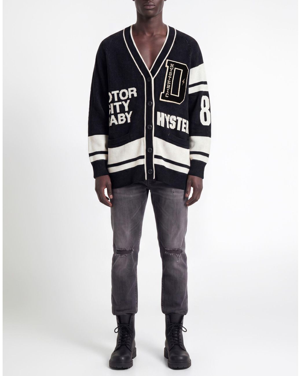 Hysteric Glamour Black Cardigan for men