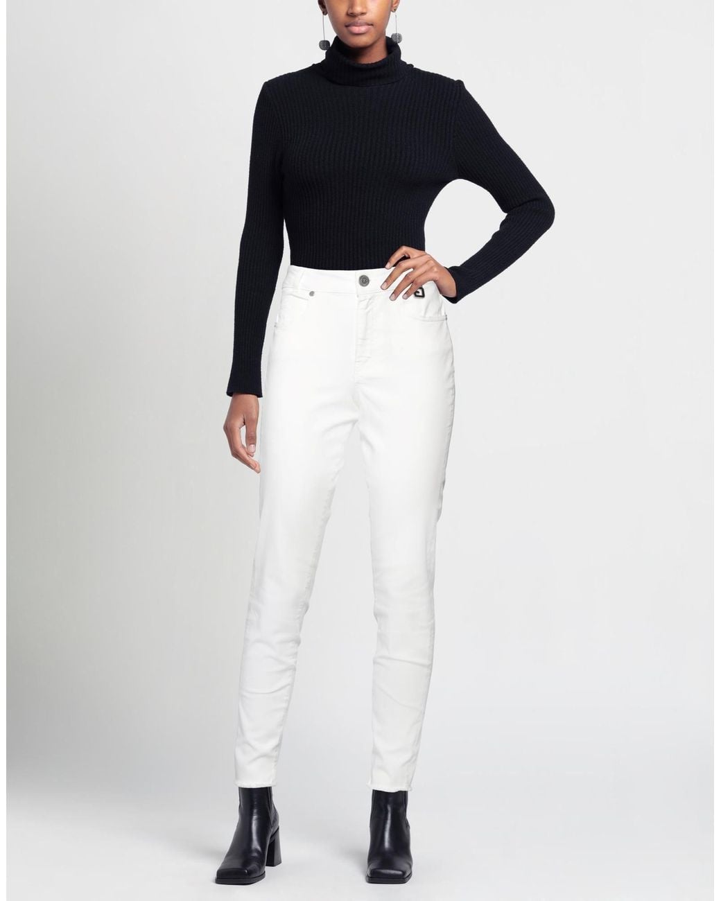 Gaelle Paris White Jeans