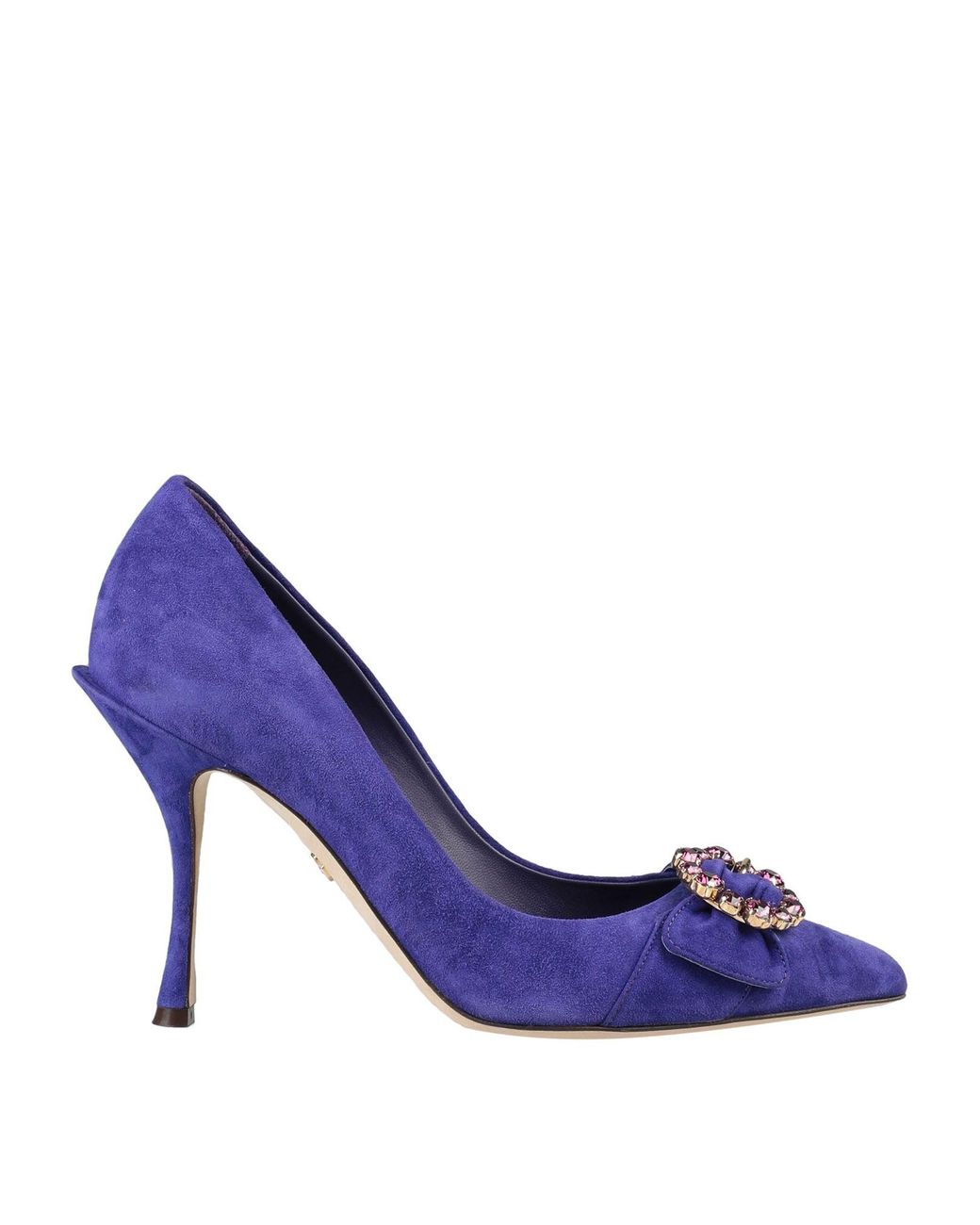 dolce and gabbana purple shoes