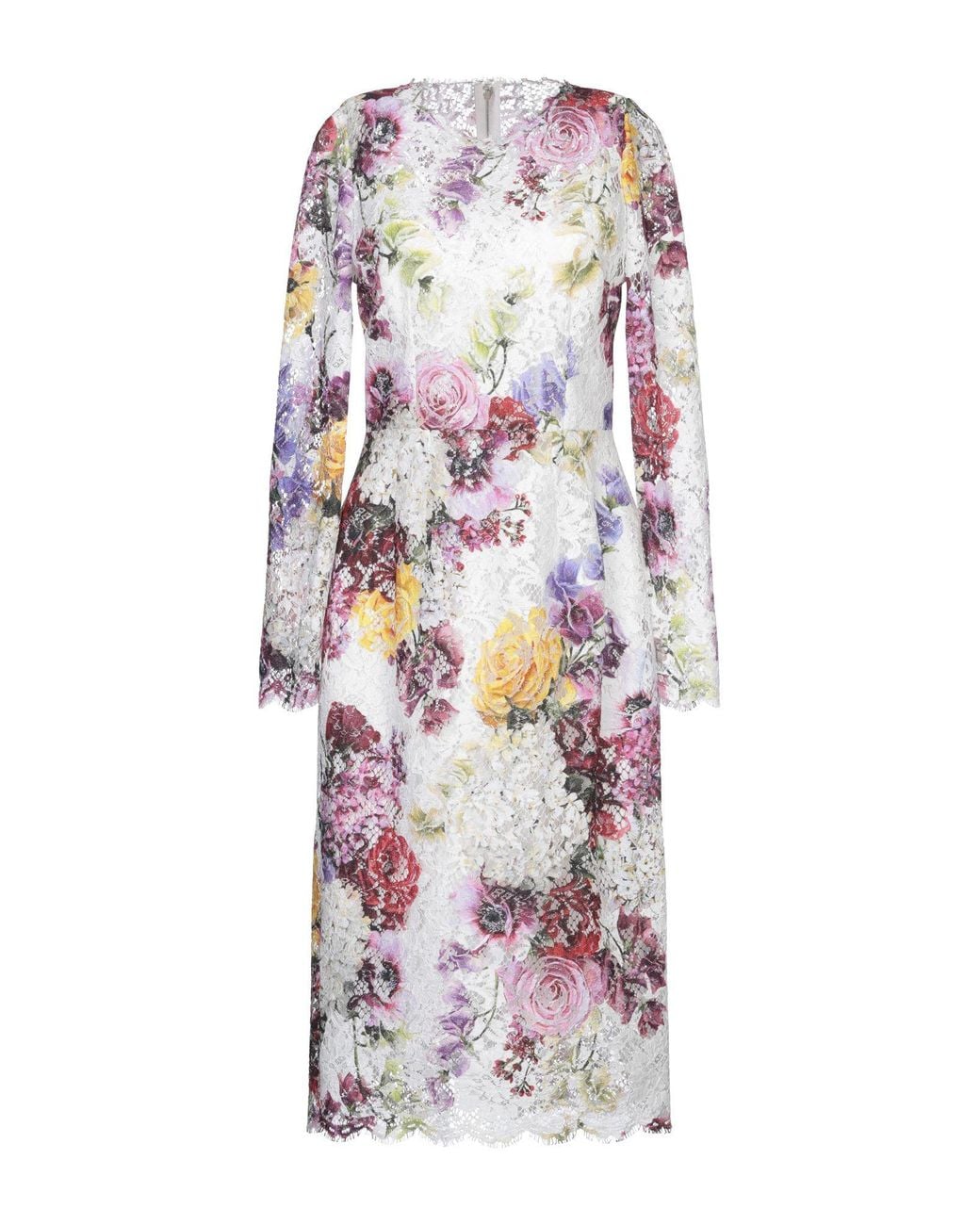 Dolce & Gabbana White Midi Dress